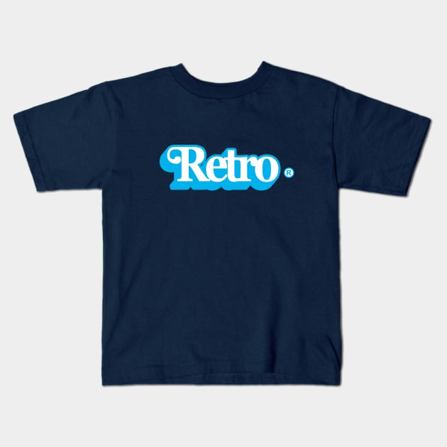 Retro Vintage Kids T-Shirt by PlatinumBastard